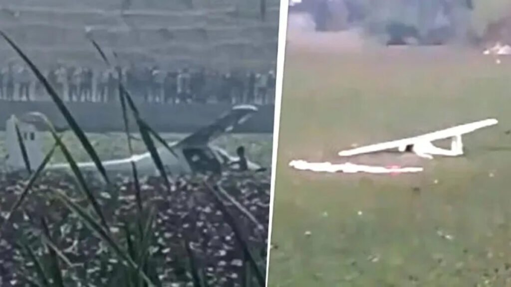 Major Accident : प्रयागराज में ट्रेनिंग विमान तालाब में गिरा, इलाके में अफरा-तफरी