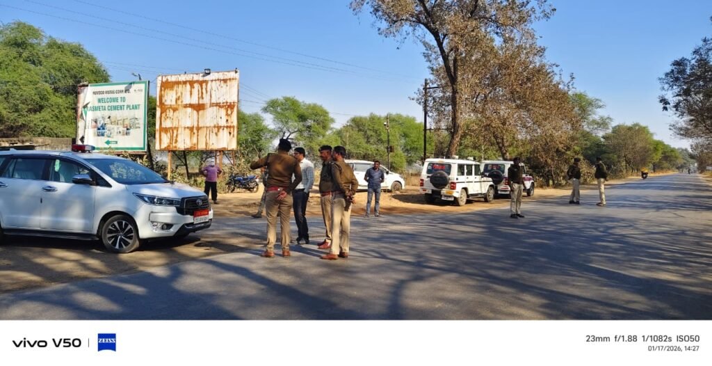 जिले के ब्लैक स्पॉट एवं दुर्घटनाजन्य क्षेत्रों का संयुक्त निरीक्षण