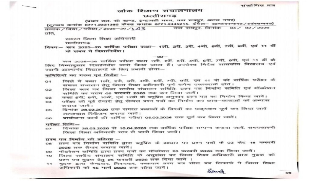 Chhattisgarh Education Department