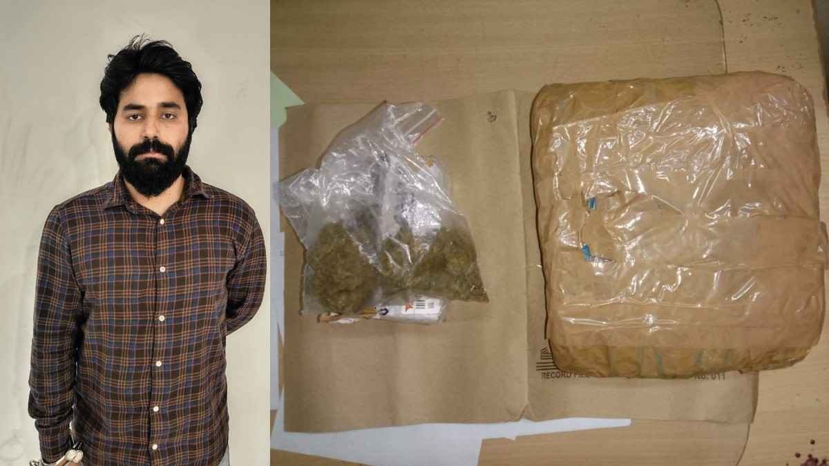 Chhattisgarh Crime News : ड्रग केस , कुरियर के जरिए मंगवाया जा रहा था गांजा, तस्कर पकड़ा गया