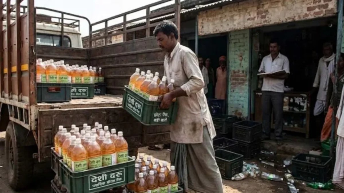 CG NEWS : प्लास्टिक बोतलों में देसी शराब की सप्लाई शुरू