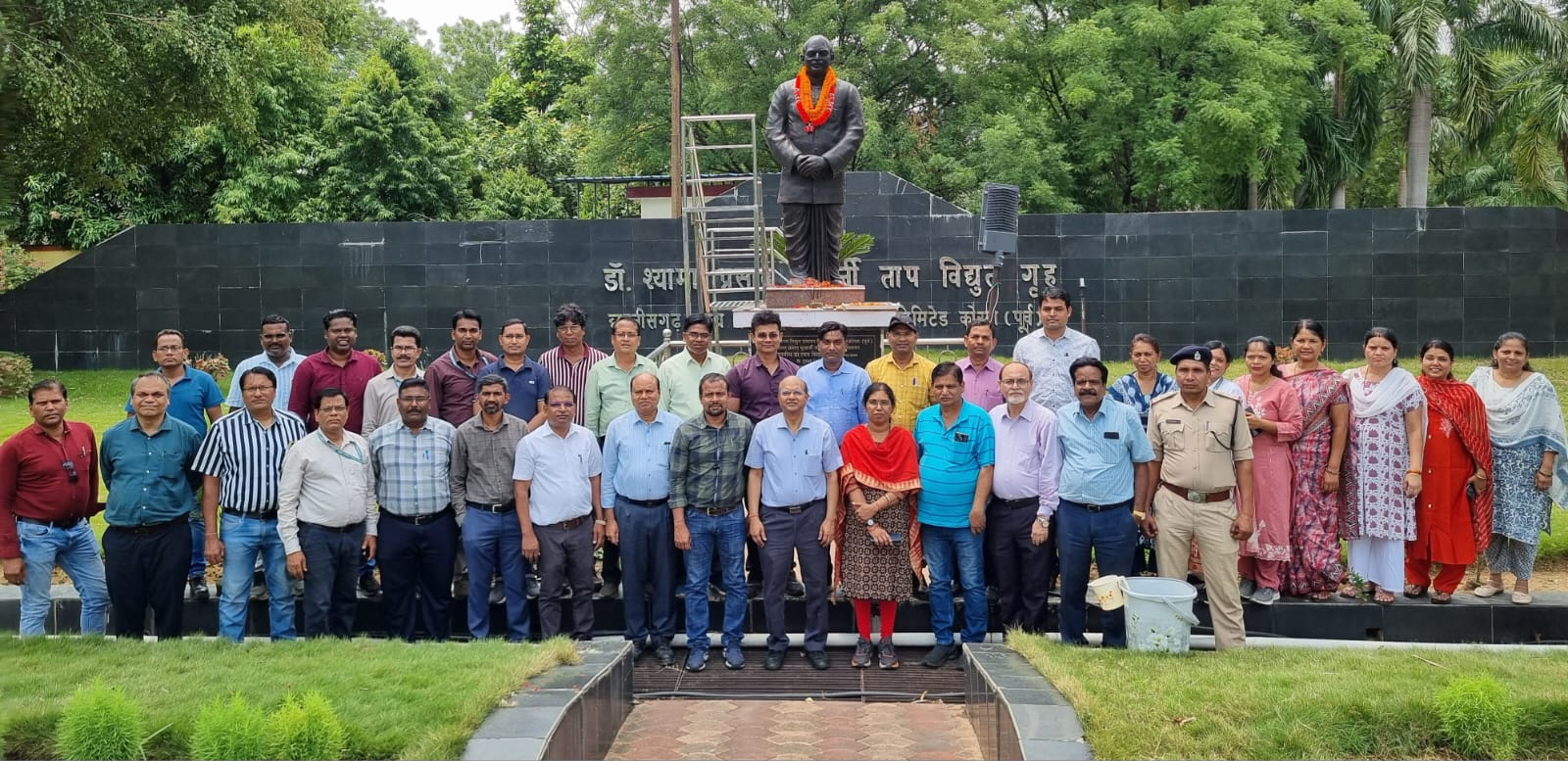 कोरबा पूर्व संयत्र में डॉ. श्यामा प्रसाद मुखर्जी की 73 वीं पुण्य तिथि मनायी गई