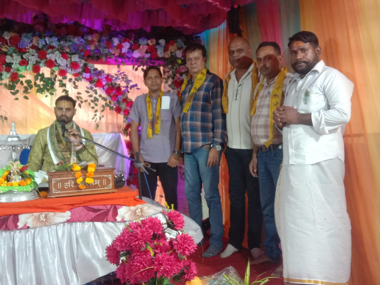 कोरबा में संगीतमय श्रीमद्भागवत कथा का छठवां दिन संपन्न, प्रेस क्लब पदाधिकारियों ने लिया आशीर्वाद