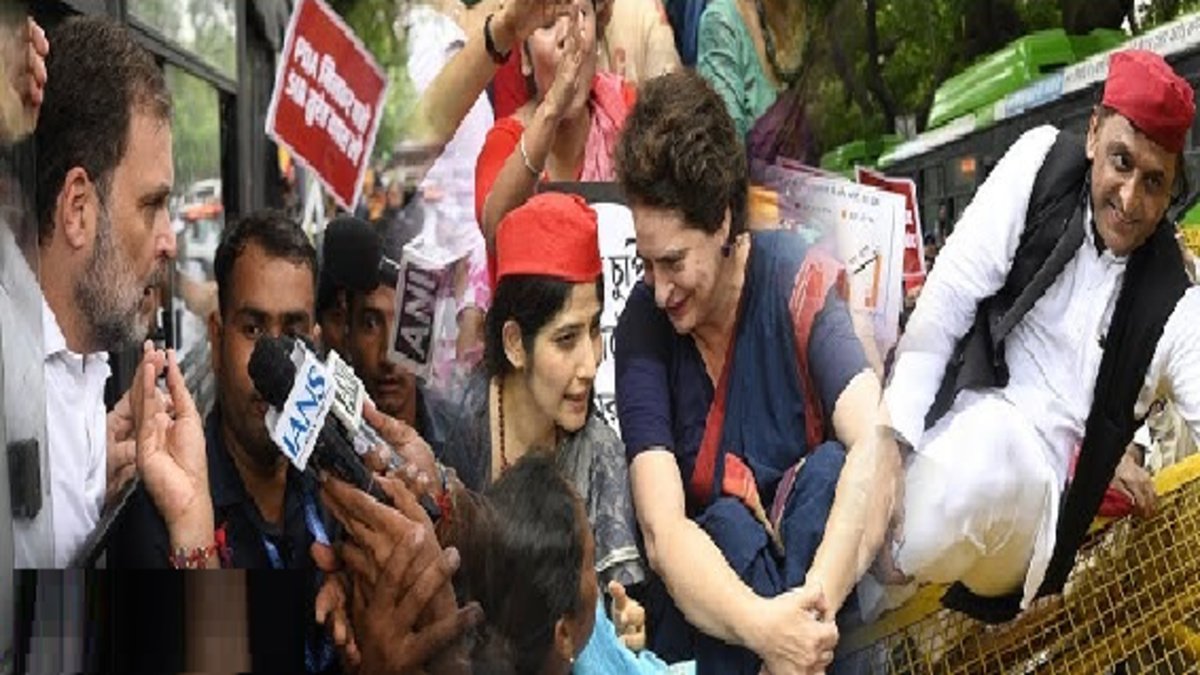 PM Residence Protest : राहुल गांधी की हिरासत पर कांग्रेस का केंद्र सरकार पर हमला, विपक्षी दलों ने जताया विरोध