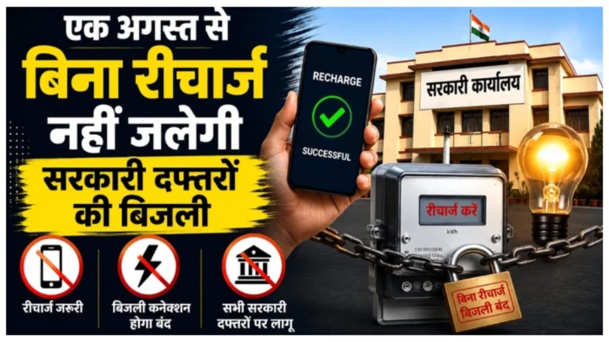 CG New Rule : छत्तीसगढ़ सरकार का बड़ा फैसला’ बिजली बिल जमा किए बिना नहीं चलेगी सरकारी कार्यालयों की बिजली