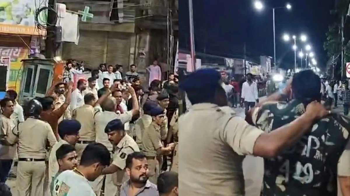 Bilaspur Khaparganj Violence : खपरगंज में दो पक्ष आमने-सामने, विवाद के बाद तनावपूर्ण हुए हालात’ चप्पे-चप्पे पर पुलिस की तैनाती, संदिग्धों से पूछताछ जारी