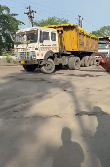 कोरबा मुड़ापार शारदाविहार बाईपास सड़क का हाल