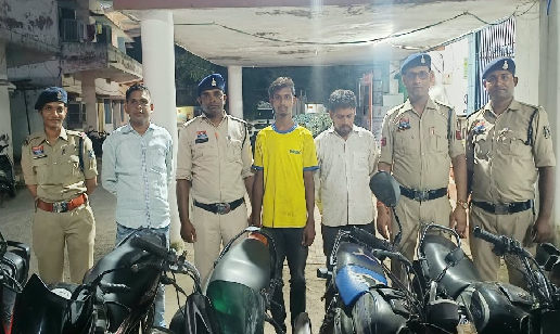 चोरी की मोटरसाइकिलों को बेचने के लिए ग्राहक तलाश रहे 02 आरोपी गिरफ्तार